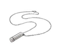 JUYAXIN Joyería dispensadora de aromas ajustable, collar de botella de perfumes desmontable, cadena de clavícula para aromas personalizados, llevar perfumes portátiles de viaje, One Size, como se