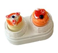 JUYAXIN Kits de lentes de cupcakes de dibujos animados con herramientas de uso, soporte para lentes de cajón para estilos de vida ocupados y cambios rápidos de lentes, W