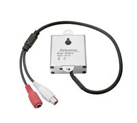 JUYAXIN Micrófono universal compatible con pastilla auditiva, diseño de bajo ruido, carcasa de metal para diversas aplicaciones, modelo 801A, cable de extensión