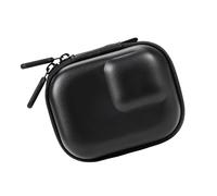 JUYAXIN Organizador de cámaras de acción resistente al agua, funda delgada para accesorios electrónicos 5Pro/4/3, almohadilla reforzada, bolsa ligera para cámara, Color negro.