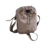 JUYAXIN Práctica bolsa con cordón resistente al agua para entusiastas del gimnasio con amplio bolsillo principal y cierre de cordón seguro para botella de agua, Gray