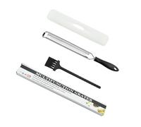 JUYAXIN Rallador de chocolate de queso de acero inoxidable para hornear y cocinar con mango ergonómico y cuchilla afilada, herramienta de cocina, rallador de chocolate