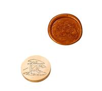 JUYAXIN Sello de sello en relieve de metal para sobre, tarjeta de San Valentín, invitación de boda, botella de vino para carta