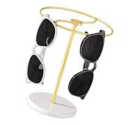 JUYAXIN Soporte de exhibición de gafas de sol de construcción de hierro y acrílico, soporte de diseño de 360 grados para joyerías, exhibición óptica de tienda, talla única, como se describe