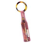 JUYAXIN Soporte para vino artesanal sostenible, con detalles de piedras preciosas brillantes, mango ergonómico, listo para presentar, contenedor de bebidas brillante, b, Mass Beauty