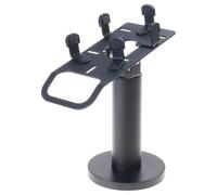 JUYAXIN Soporte universal para terminales de tarjetas de crédito con enrutamiento de alambre interno y abrazadera ajustable para dispositivos de 70-100 mm de ancho