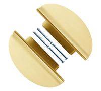 JUYAXIN Tiradores ergonómicos de bronce antiguo para cajones, agarre suave para armarios de cocina, muebles, herrajes de metal antiguo