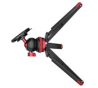 JUYAXIN Trípode de cabeza esférica de escritorio con base magnética con interfaces de tornillo de 1/4 pulgadas para conmutación de dispositivos y estabilidad