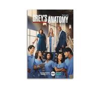 JUYERGWERKJ Grey's Anatomy Temporada 19 pósteres estéticos para pared, póster decorativo vintage, lienzo para sala de estar, dormitorio, 50 x 75 cm, estilo sin marco