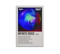 JUYERGWERKJ Kylie Minogue - Álbum infinito de discoteca, póster estético para pared, decoración de lienzo, pintura vintage para sala de estar, dormitorio, 50 x 75 cm, estilo sin marco