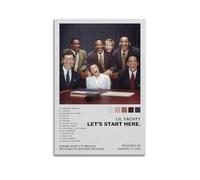 JUYERGWERKJ Lil Yachty Album Let's Start Here Pósteres estéticos de pared decorativo póster decorativo vintage lienzo pintura para sala de estar, dormitorio, 40 x 60 cm, estilo sin marco