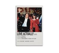 JUYERGWERKJ Love Actually1 - Póster estético decorativo para pared, decoración de lienzo vintage para sala de estar, dormitorio, 30 x 45 cm, estilo sin marco