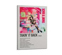 JUYERGWERKJ Meghan Trainor Album Takin' It Back Pósteres estéticos para pared, póster decorativo para decoración de lienzo vintage para sala de estar, dormitorio, 20 x 30 cm, estilo marco