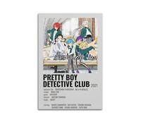 JUYERGWERKJ Póster decorativo estético de Pretty Boy Detective Club, póster decorativo para pared, pintura vintage en lienzo para sala de estar, dormitorio, 60 x 90 cm, estilo sin marco