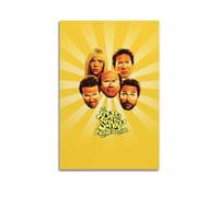 JUYERGWERKJ Póster estético con texto en inglés "It's Always Sunny in Philadelphia" para decoración de pared, lienzo vintage, pintura para sala de estar, dormitorio, 20 x 30 cm, estilo sin marco