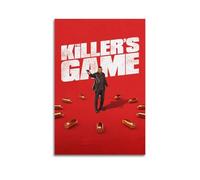 JUYERGWERKJ Póster estético de The Killer's Game, póster decorativo para pared, decoración vintage en lienzo para sala de estar, dormitorio, 60 x 90 cm, estilo sin marco