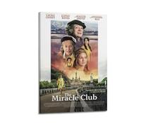 JUYERGWERKJ Póster estético de The Miracle Club, póster decorativo para pared, pintura vintage en lienzo para sala de estar, dormitorio, 30 x 45 cm, estilo marco