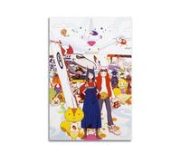 JUYERGWERKJ Summer Wars1 - Póster estético decorativo para pared, decoración de lienzo vintage para sala de estar, dormitorio, 60 x 90 cm, estilo sin marco