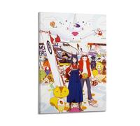 JUYERGWERKJ Summer Wars1 - Póster estético decorativo para pared, decoración de lienzo vintage para sala de estar, dormitorio, 20 x 30 cm, estilo marco