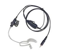 JUYODE Auriculares de tubo acústico para walkie talkie CLP1010e CLP1040e CLP1080e CLP1083e CLPe446 CLP446e CLP107e CLPe Plus radio de dos vías con anillo de bloqueo de micrófono PTT 1 pin 2,5 mm