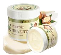 JUYRLE Manteca de karité orgánica cruda sin procesar, manteca de karité africana para cabello extremadamente seca, loción corporal hidratante casera para M