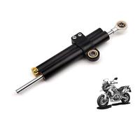JUZELY Amortiguador De Dirección De Motocicleta para BMW F800R F800S F800ST F800GT R1200S HP2, Estabilizadores Ajustables Motocicleta Control De Seguridad Amortiguador direccion Moto,Black-A