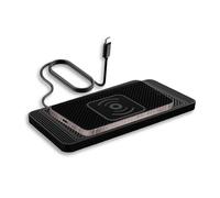 JUZELY Base de Carga Inalámbrica para Skoda Enyaq Citigo Roomster Fabia Scala Rapid Felicia, Cargador Rápido Type-C/USB, Almohadilla de Carga Sin Cables Antideslizante,Teléfono,B-Typec