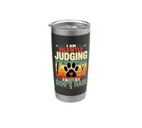 Juzgar silenciosamente el pelo de tu perro Vaso térmico de acero inoxidable de doble pared