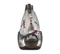 JUZGTSIT Bolsa bandolera estampada para hombres y mujeres, mochila cruzada ajustable para el hombro, bolsa de pecho casual, bolsa deportiva, viajes, senderismo, mochila de día, bolos modernos