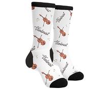 JUZGTSIT Calcetines divertidos y novedosos para hombre y mujer, Altoa única