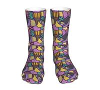 JUZGTSIT Ragdoll Scraps - Calcetines divertidos para mantener el calor, calcetines atléticos para hombres y mujeres, regalo, Ragdoll Scraps, Altoa única