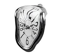 JuZi Store Reloj de fusión, Reloj Fundido Salvador Dali, Relojes de Pared de Cuarzo con números árabes, Estilo Surrealista Decoración de Reloj de Pared distorsionado
