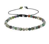 JUZICHEN Pulsera Chakras Para Mujer, Pulsera Piedras Naturales, Boho Pulsera Mujeres, 16-24 CM, Regalos De Joyería Para Mujer, Turmalina Negra Pulsera Brazalete (Color C)