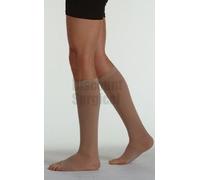 Juzo Varin Knee High 30-40mmHg Open Toe w/ 5cm Silicone Dot Band, IV, Beige by Juzo