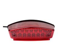 JVA2HP Faro Luz de freno Universal para motocicleta | Luz de freno Universal para motocicleta, indicador parada trasera para matrícula, 21 LED, para Monster 400 620 695 750 800