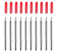 Jvareaty 100 unidades serías de 45 grados vinilo cortador trazador cuchillas para Graphtec CB09U CB09 cameo cuchillo de corte creador de