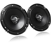 JVC Altavoces Coaxiales para Coche CS-J620X (300W, 16cm, 30W RMS) - Equipo de Audio de 2 Vías, Woofer y Tweeter, Color Negro, Altavoz con Respuesta de Frecuencia de 35 a 22.000 Hz