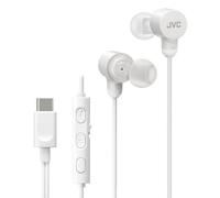 JVC Auriculares con Cable USB-C | Micrófono y Control Remoto | Auriculares in Ear para Llamadas | Compatibles con iPhone | Cascos con Cable Diseño Elegante y Cómodo | Sonido Hi-Res - HA-FR29UC