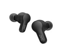 JVC Auriculares Inalámbricos Bluetooth Deportivos | Control Táctil | 3 Modos de Sonido | 24h de Batería | Bluetooth 5.3 | Almohadillas 4 Tallas XL a S | Resistente a Salpicaduras | Negro - HA-Z77T