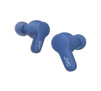 JVC Auriculares Inalámbricos Bluetooth Deportivos | Control Táctil | 3 Modos de Sonido | 24h de Batería | Bluetooth 5.3 | Almohadillas 4 Tallas XL a S | Resistente a Salpicaduras | Azul - HA-Z77T