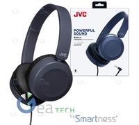 JVC Auriculares Plegables sobre-El Leer Mando Micrófono HA-S31M-A-E Azul