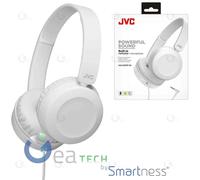 JVC Auriculares Plegables sobre-El Leer Mando Micrófono HA-S31M-W-E Bianc