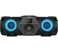 JVC Boomblaster RV-NB200BT - 2 x 30 W, FM, Bluetooth, CD, USB, Entrada de línea, Entrada de Guitarra y micrófono, Mando a Distancia
