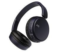 JVC Cascos Inalámbricos de Diadema Auriculares con Bluetooth 5.2, Micrófono, 35h de Batería, 3 Modos de Sonido y Ecualizador. Ligeros, Graves potentes y diseño Ajustable, HA-S36W-A (Azul)