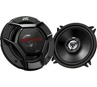 JVC CS-DR520 Altavoces Coaxiales de 2 vías de 13 cm | Altavoces para el coche con Sonido Envolvente. Woofer con cono de Carbono y Mica y Tweeter Balanceado. Color Negro
