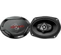 JVC CS-DR6942 DRVN Series - Juego de 2 Altavoces para Coche (6 x 9 Pulgadas, 4 vías, 550 W, RMS, 4 ohmios, 50 mm, Tweeter de cúpula y Tweeter, Incluye Cubierta)
