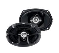 JVC CS-J6930 Sistema de altavoces de 2 vías coaxial, Negro | Altavoces 6x9" 3 vías 400W con cono de mica para sonido potente y nítido
