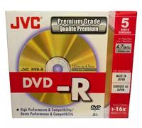 JVC DVD-R 4,7 GB VDR47 - Pack de 5