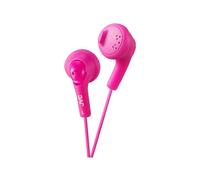 JVC Gumy HA-F160 - Auriculares In Ear con Cable de 1 metro para Android, iPhone, Ordenadores, Portátiles, Consolas y más (Imán de Neodimio, Jack de 3,5 mm, 15 Hz - 20 KHz), Color Rosa
