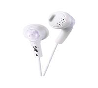 JVC Gumy HA-F160 - Auriculares In Ear con Cable de 1 metro para Android, iPhone, Ordenadores, Portátiles, Consolas y más (Imán de Neodimio, Jack de 3,5 mm, 15 Hz - 20 KHz), Color Blanco